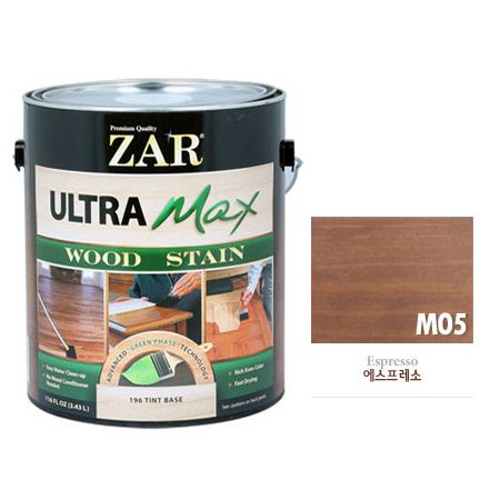 ZAR 울트라 맥스 친환경 우드스테인 1QT(945ml) M05 에스프레소 1