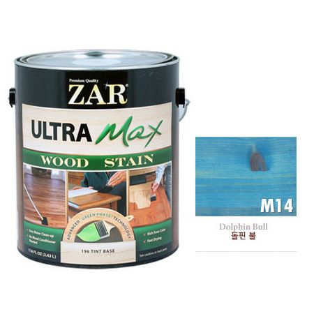 ZAR 울트라 맥스 친환경 우드스테인 1GAL(3.43L) M14 돌핀 볼 1