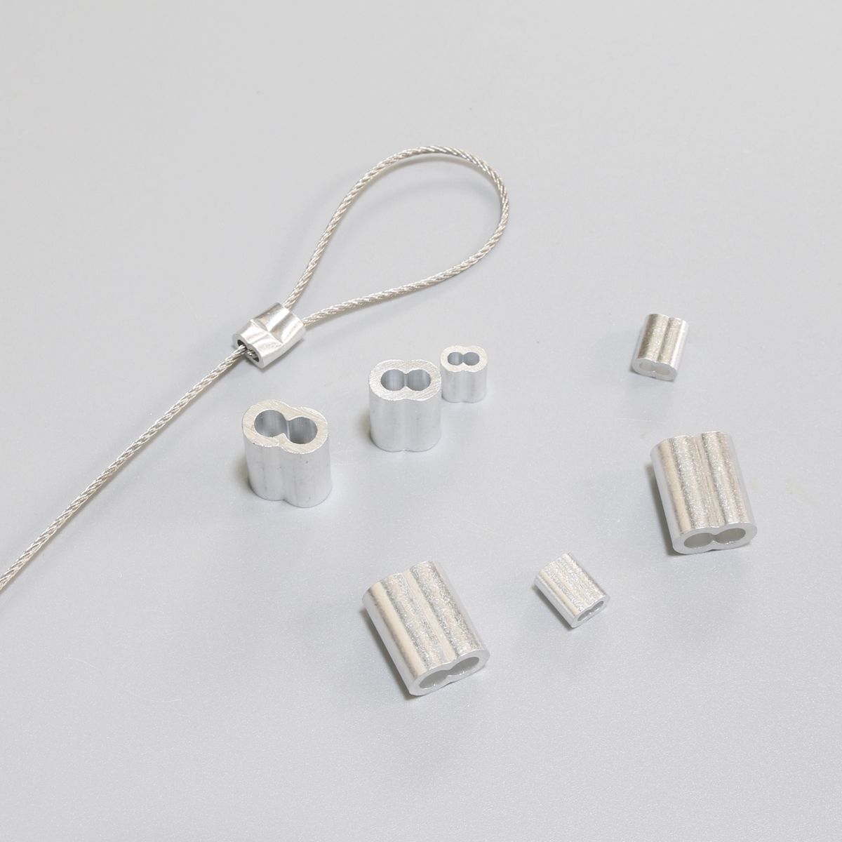 와이어 로프 페럴 압착체결 고정 부속 4.5mm 1