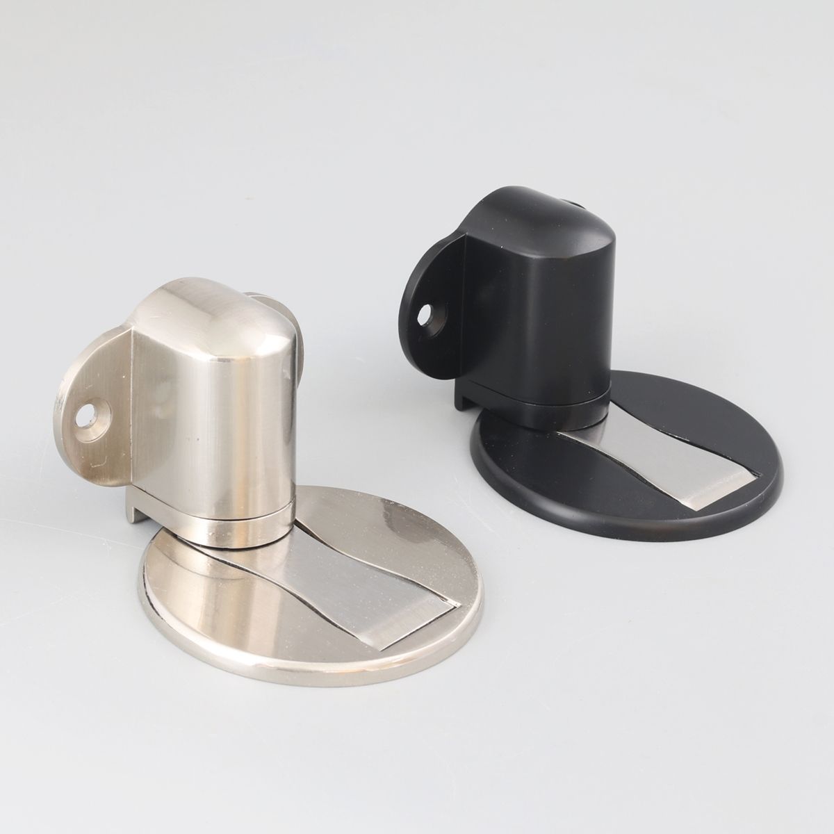 방문 도어스토퍼  (자석) 실버 1