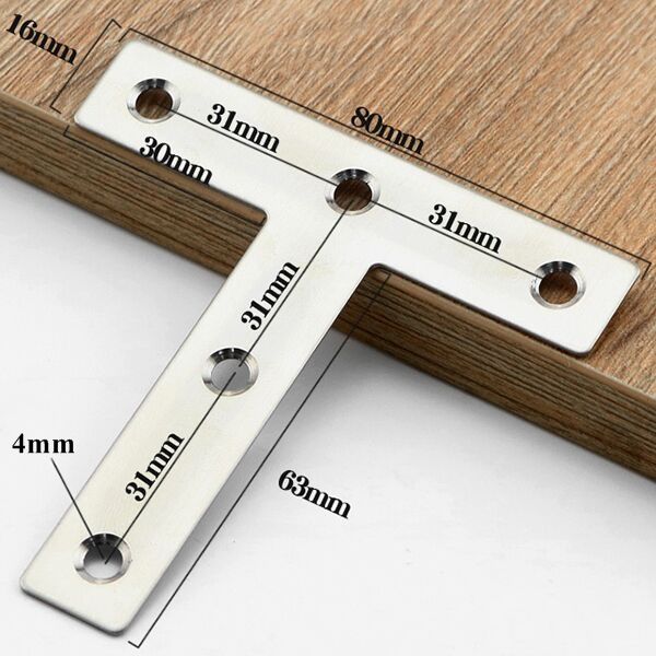 하비스 스텐 T 보강대 80x80*1.1mm 1