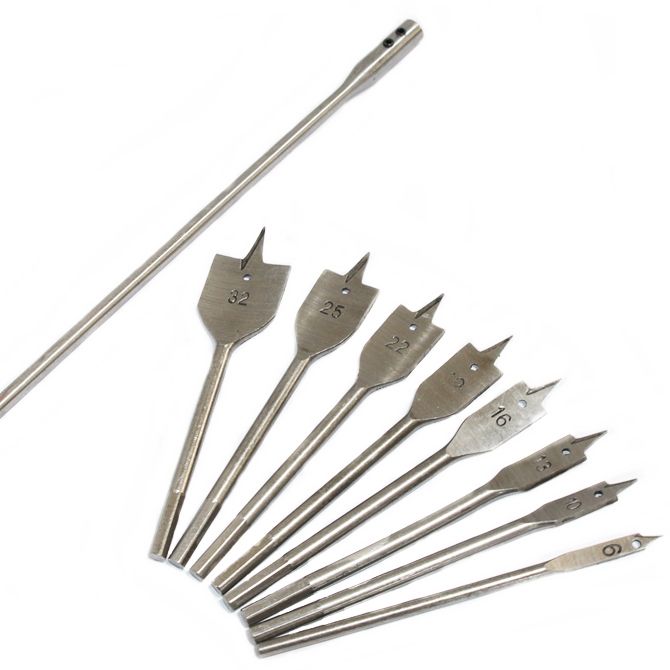 목공용 나비 드릴날8세트 1