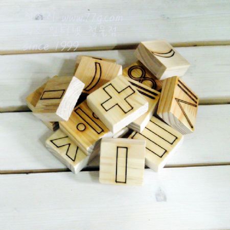 교육용 가베블럭 원목 48x48x18mm ÷ 1