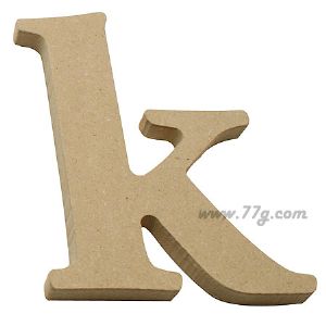 포크아트 (110x110mm) 알파벳 이니셜(initial) 영문 소문자  k 2