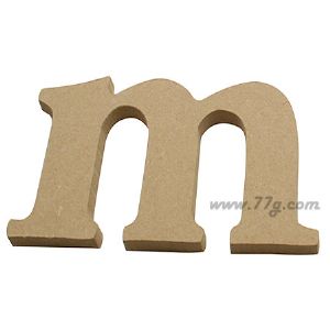 포크아트 (110x110mm) 알파벳 이니셜(initial) 영문 소문자  m 2