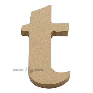 포크아트 (110x110mm) 알파벳 이니셜(initial) 영문 소문자  t 2