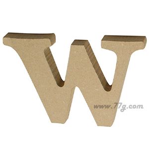 포크아트 (110x110mm) 알파벳 이니셜(initial) 영문 소문자  w 2