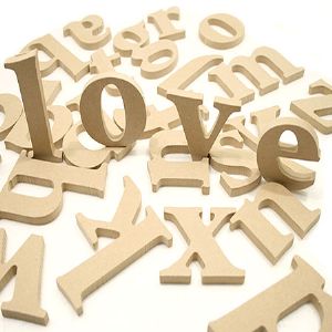 포크아트 (110x110mm) 알파벳 이니셜(initial) 영문 소문자  w 4