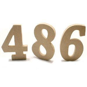 포크아트 (110x110mm) 넘버 이니셜(initial) 5 2