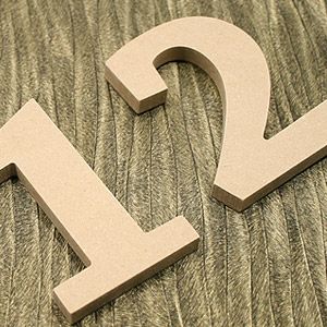 포크아트 (110x110mm) 넘버 이니셜(initial) 7 5