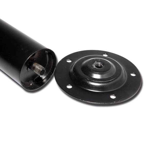 원통형 블랙 철재 테이블 가구 다리 (50mm) 3