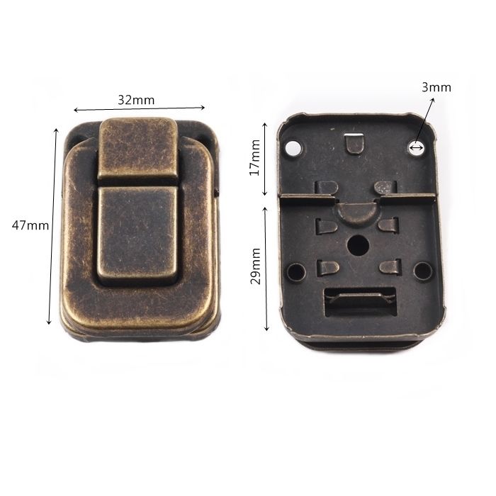 청동색 건빵 고리 (대) 4