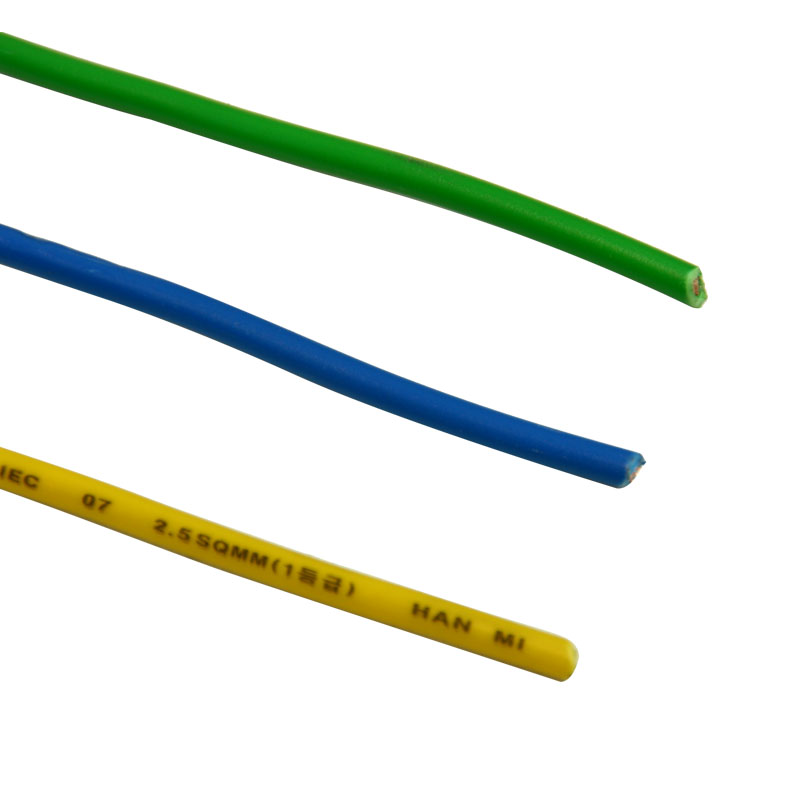 IV 2.5mm 단선 (노랑,1m당) 2