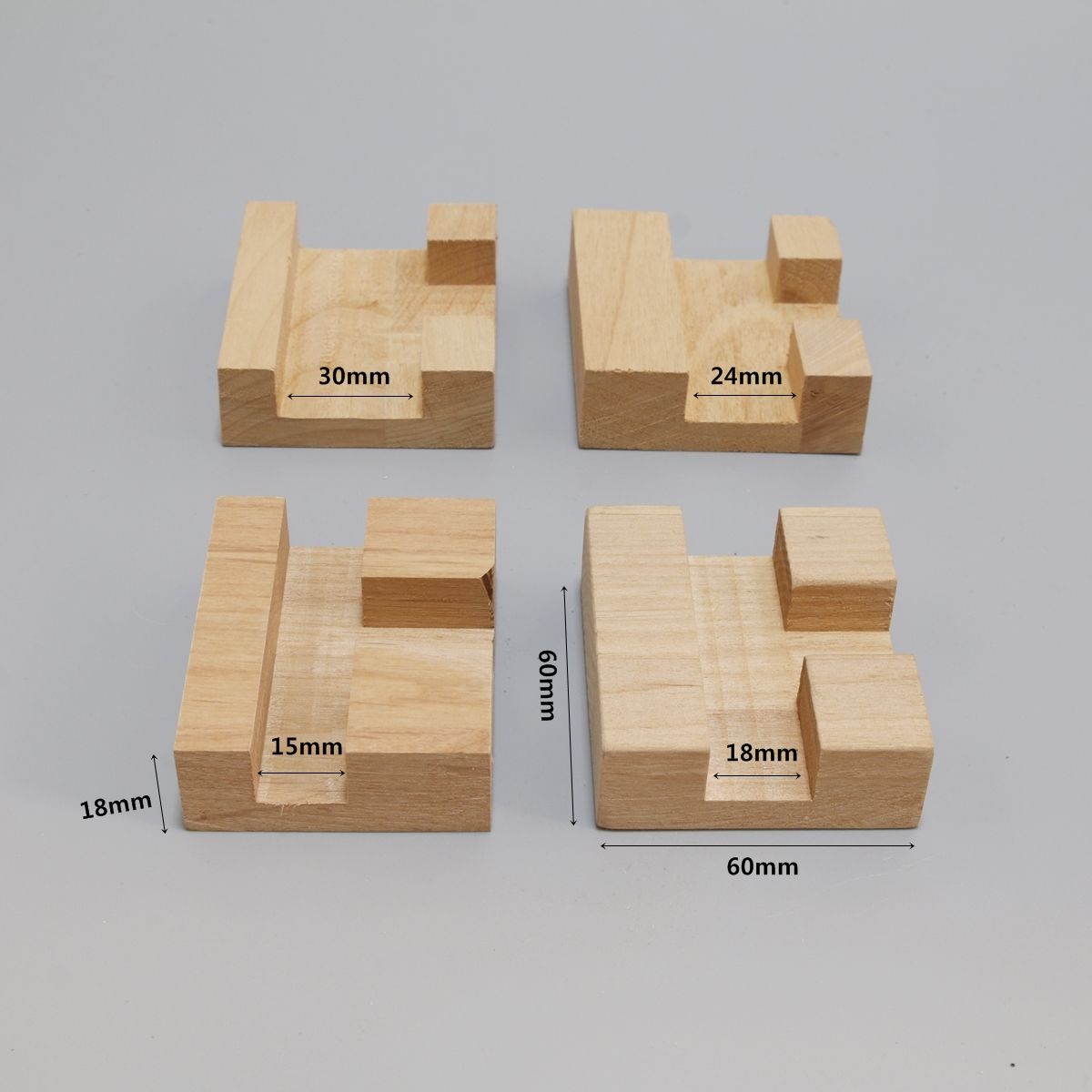 초보자용 DIY 가구 조립지그 18mm*18mm(4개 셋트) 2