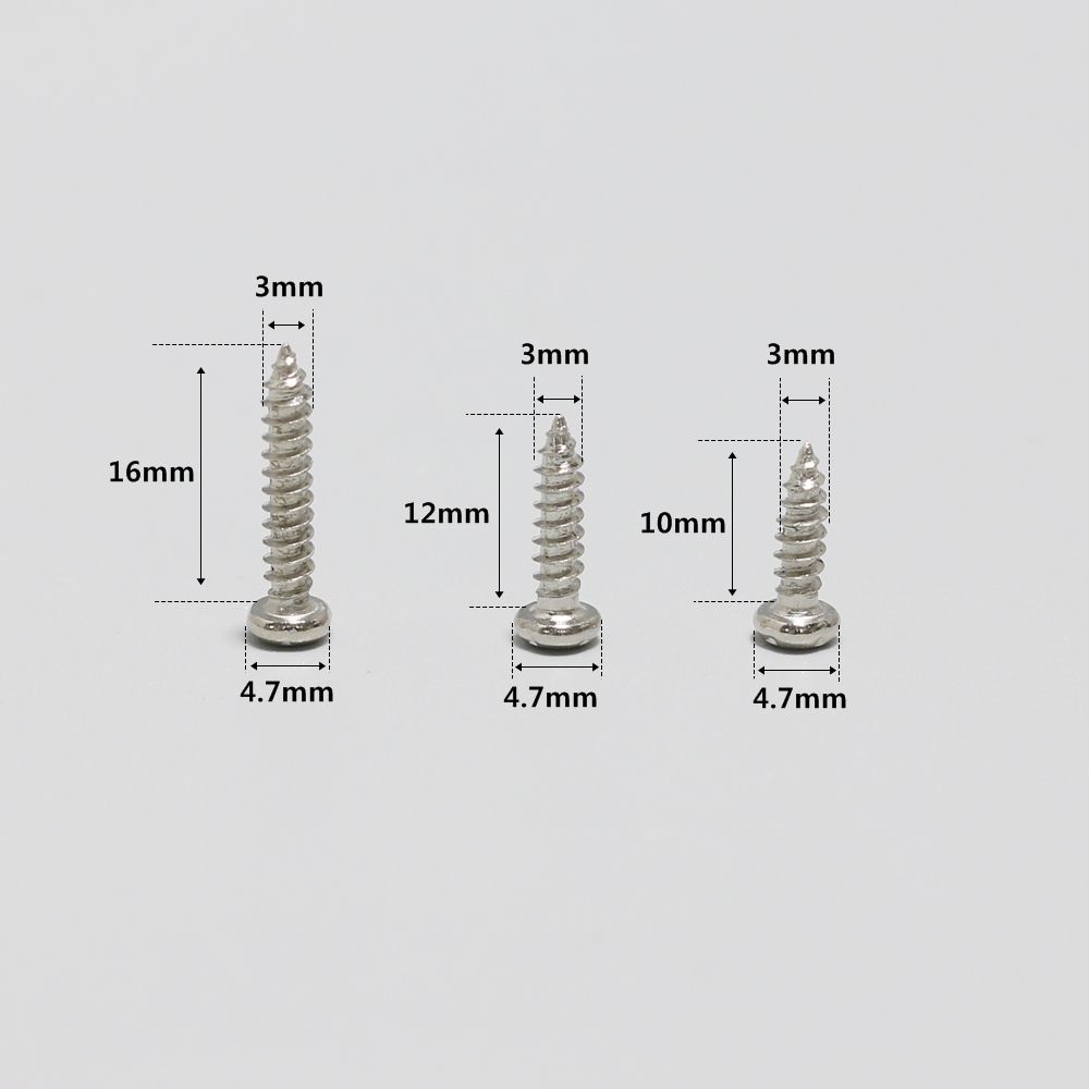 실버 둥근머리 피스 3x12mm (20개) 2