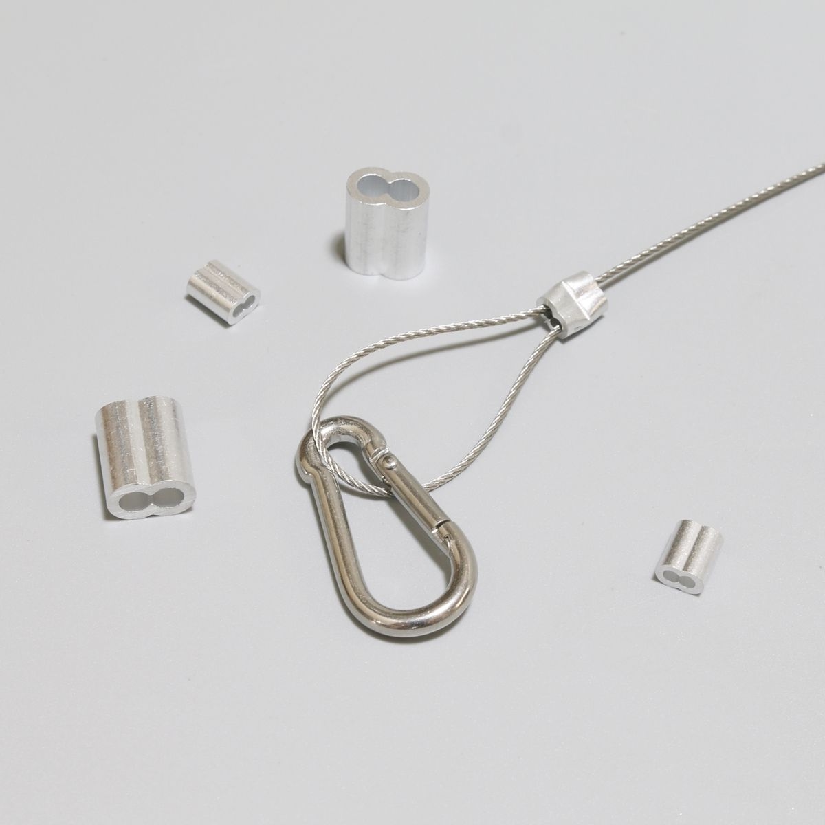 와이어 로프 페럴 압착체결 고정 부속 3.5mm 4