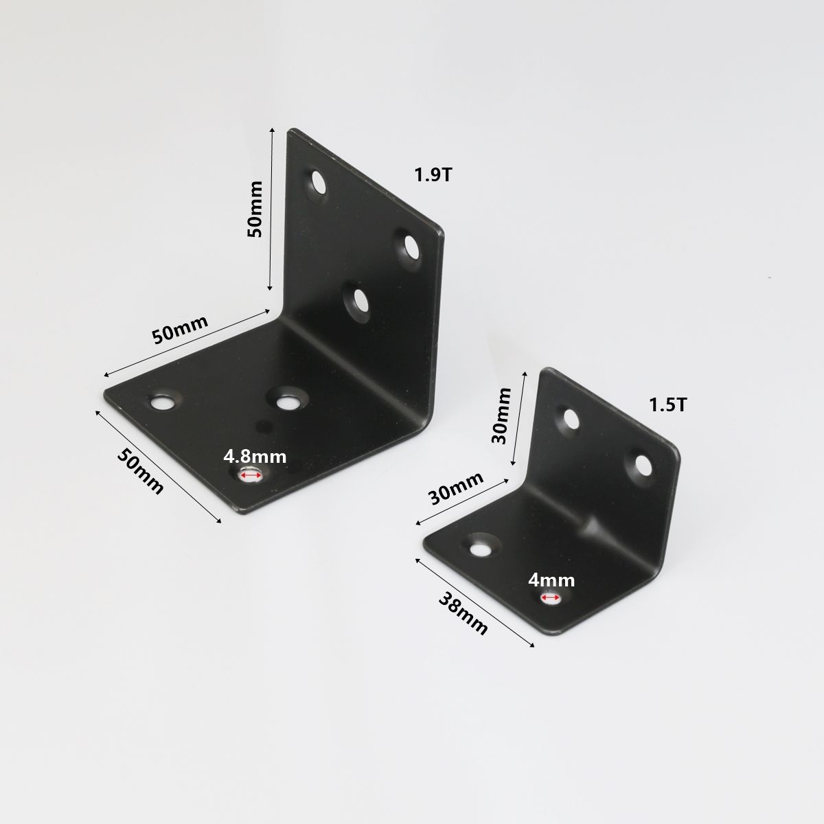 블랙꺽쇠 (38x30x30mm)  1.5T 2