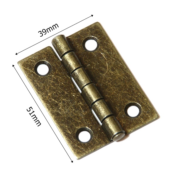 엔틱 브론즈경첩 39mmX51mm 두께 1.6mm 2