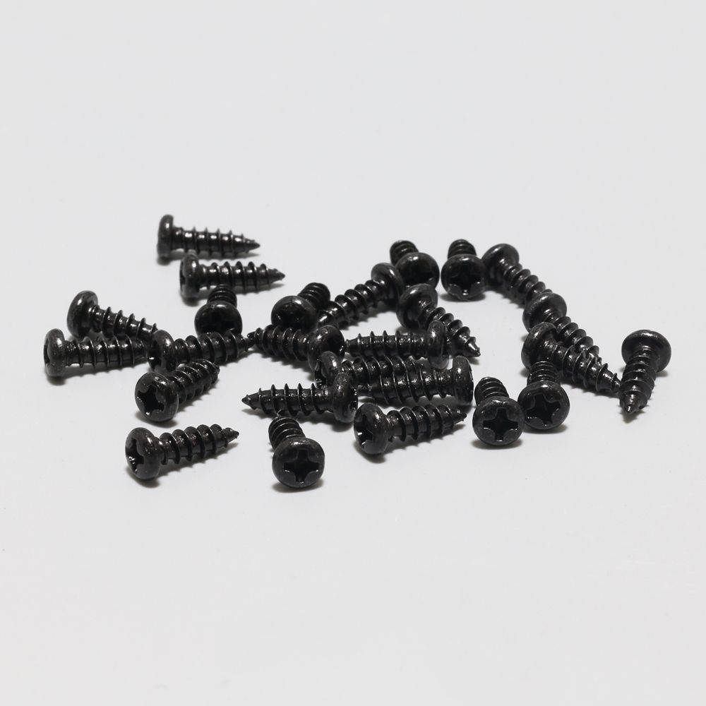 블랙 둥근머리 피스 4x12mm (20개) 3