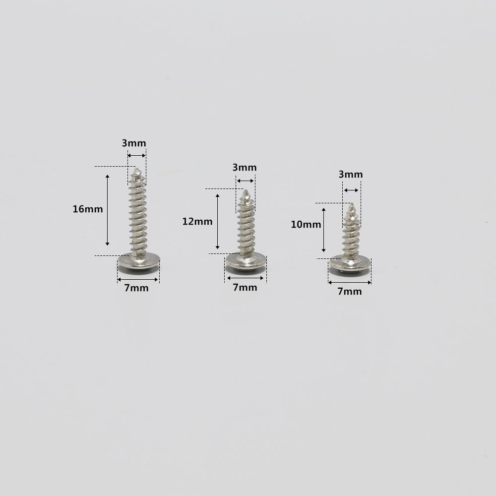 실버 와샤형 둥근머리피스 3x10mm(20개) 2