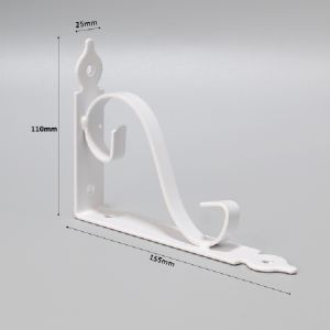 인테리어 까치발 입체 S형 백색 155x110mm 2