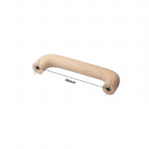 철천지 베이직 2구 원목손잡이 나무 우드 싱크대 서랍장 가구 H21404(96mm) 2