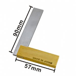세공 스퀘어 신주 직각자 (90mm) 2