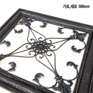 아이언 프레임바로크 벽장식(595X595mm) 2