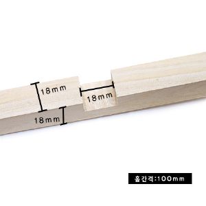 격자각재(소나무) 18x18  홈간격 100mm 폭 18mm격자 2