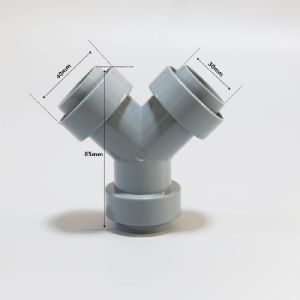 싱크 호스 Y연결부속 (30mm 호스용) 2