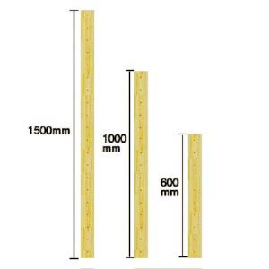 위티모던 기둥 폭 50mm(홀8mm 간격 64mm) 길이 600~1800mm 2