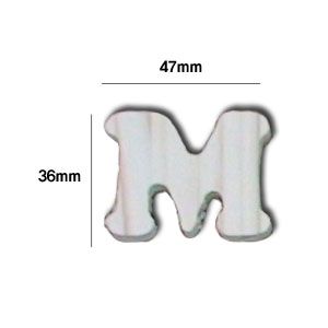 미송 이니셜(5mm) 큐티체 대문자M 2