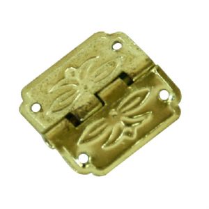 골드 꽃무늬 경첩 20X20mm 3