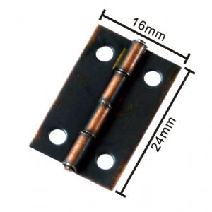 구리색 미니경첩 24X16mm 2