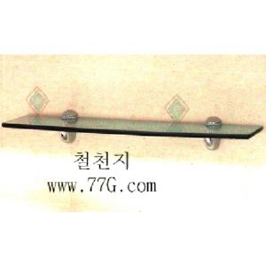 그린색 강화안전유리 선반 60cmX13cm 8mm 2