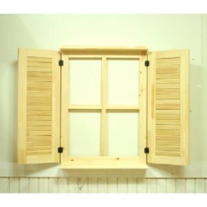 주문형 프로방스 창문 재료 원목(두께 24+18MM) 4