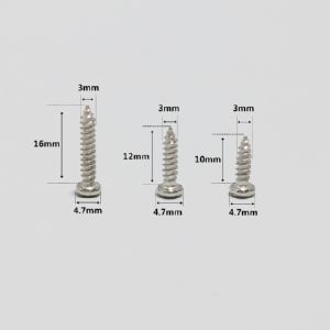 실버 둥근머리 피스 3x16mm (20개) 2