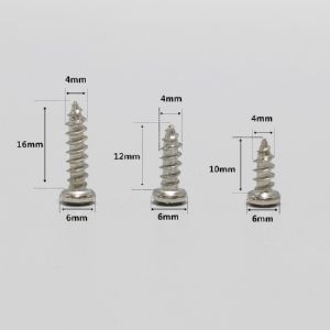 실버 둥근머리 피스 4x16mm (20개) 2