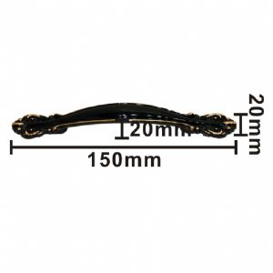 (NO,8819_1,96mm) 로얄 블랙 손잡이 2
