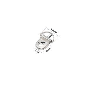 미니 은색 액자고리 12X22mm 2