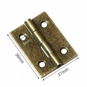 엔틱 브론즈 올드경첩 27mmX36mm 두께 1mm 2