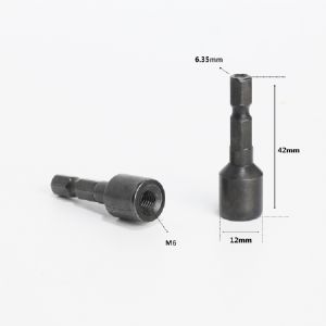 총알볼트 전용 나사산 비트소켓 (6mm) 2