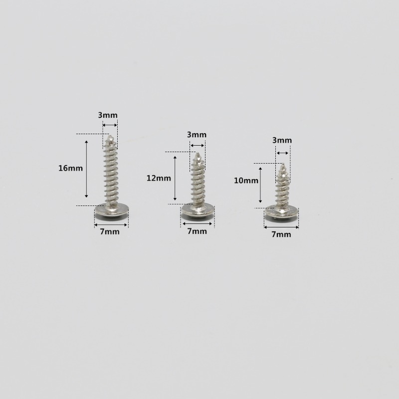 실버 와샤형 둥근머리피스 3x16mm(20개) 2
