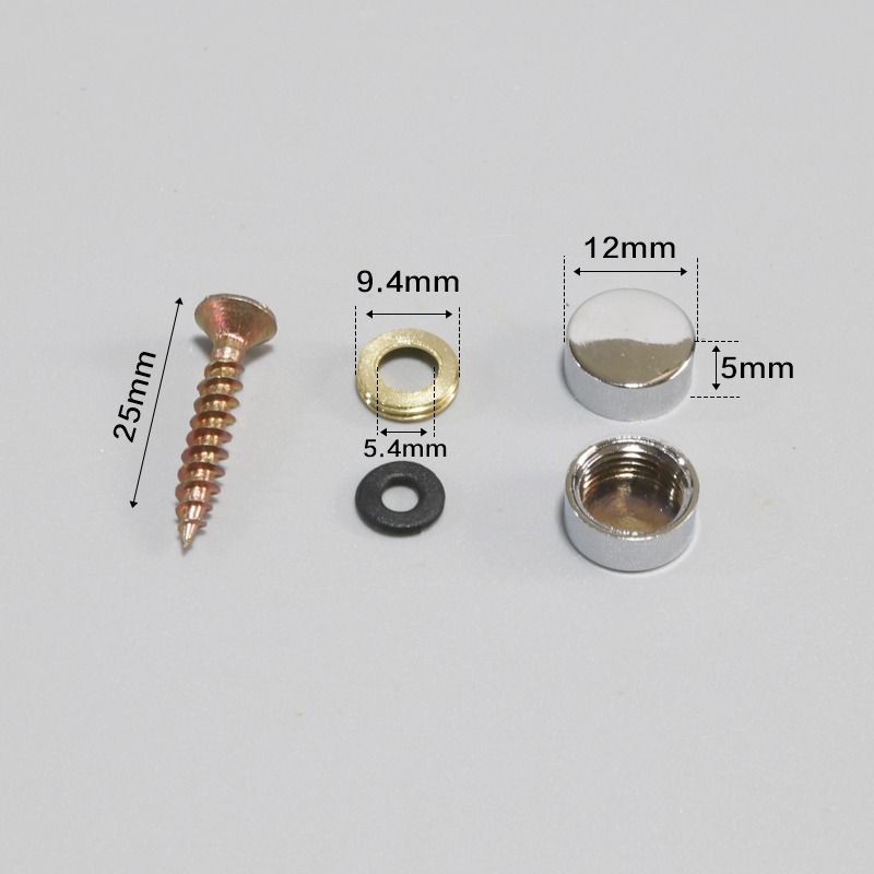 유리 고정용 12mm 캡커퍼  피스 4p 2